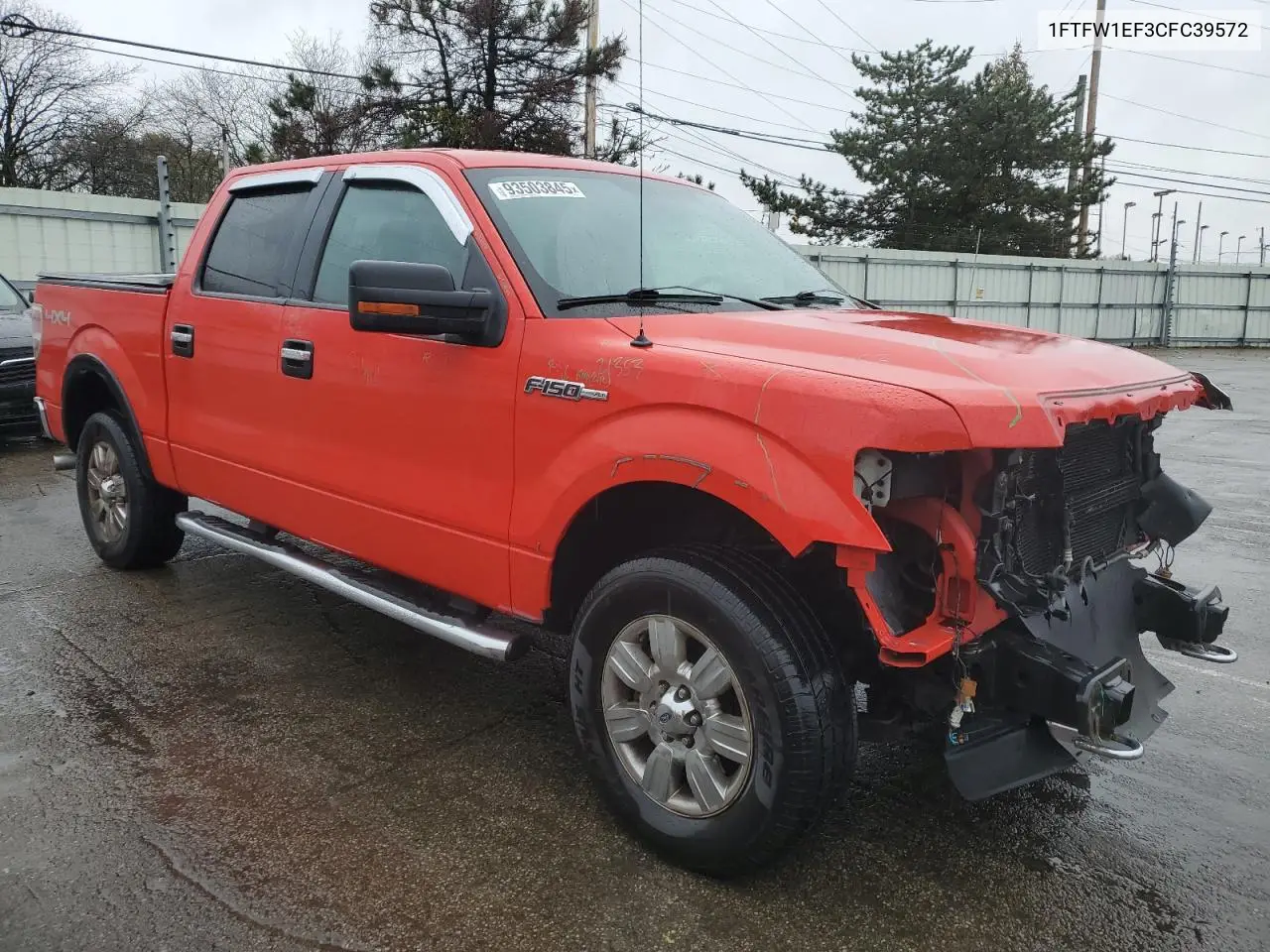1FTFW1EF3CFC39572 2012 Ford F150 Supercrew