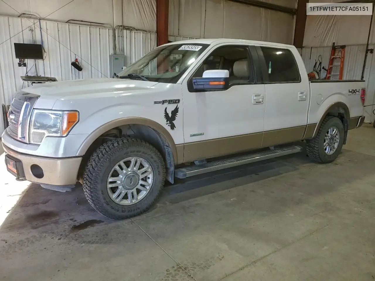 1FTFW1ET7CFA05151 2012 Ford F150 Supercrew