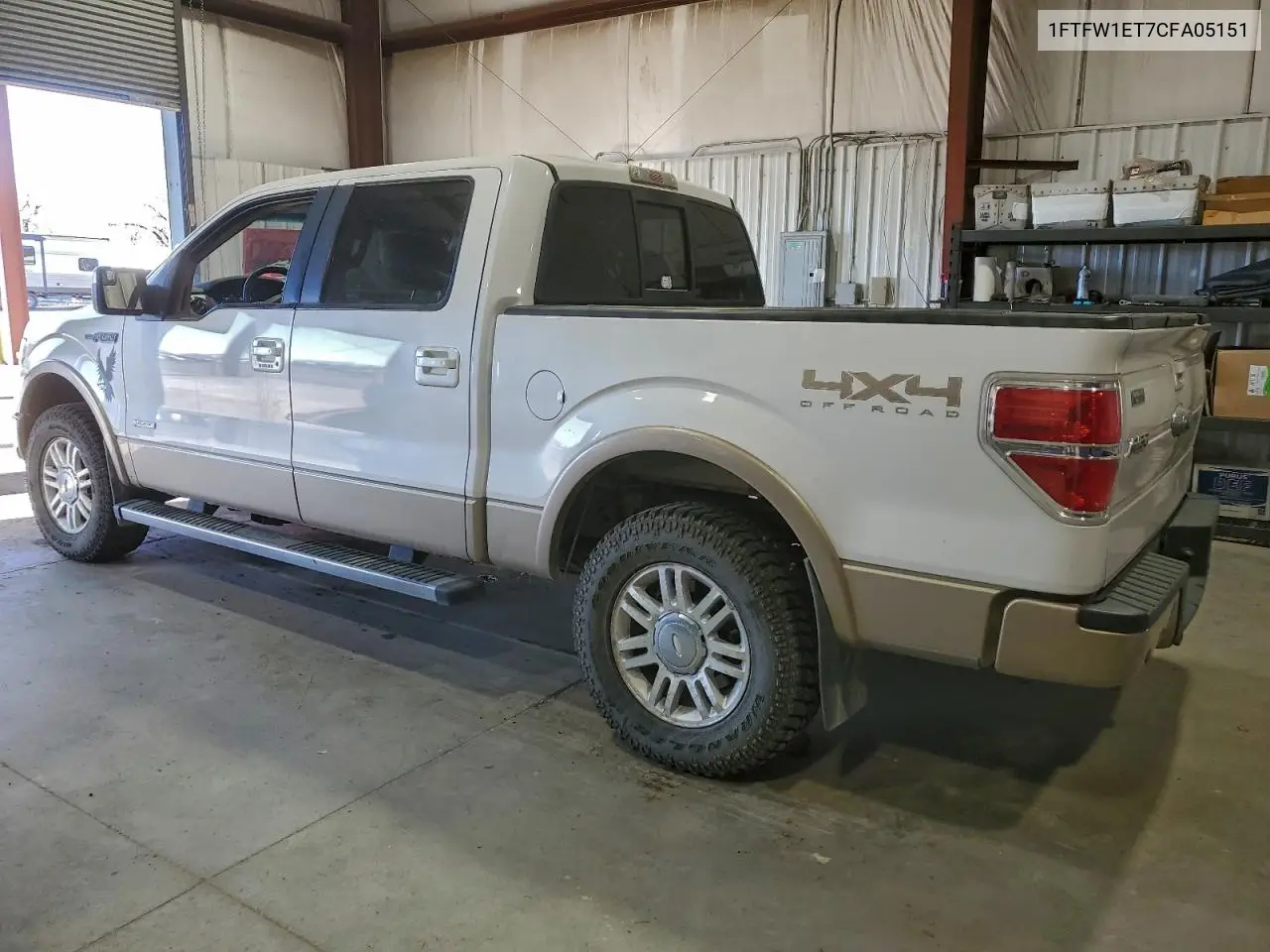 1FTFW1ET7CFA05151 2012 Ford F150 Supercrew