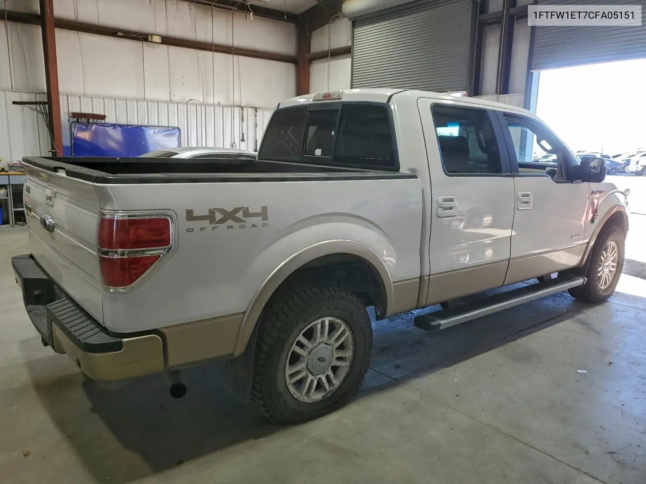 1FTFW1ET7CFA05151 2012 Ford F150 Supercrew