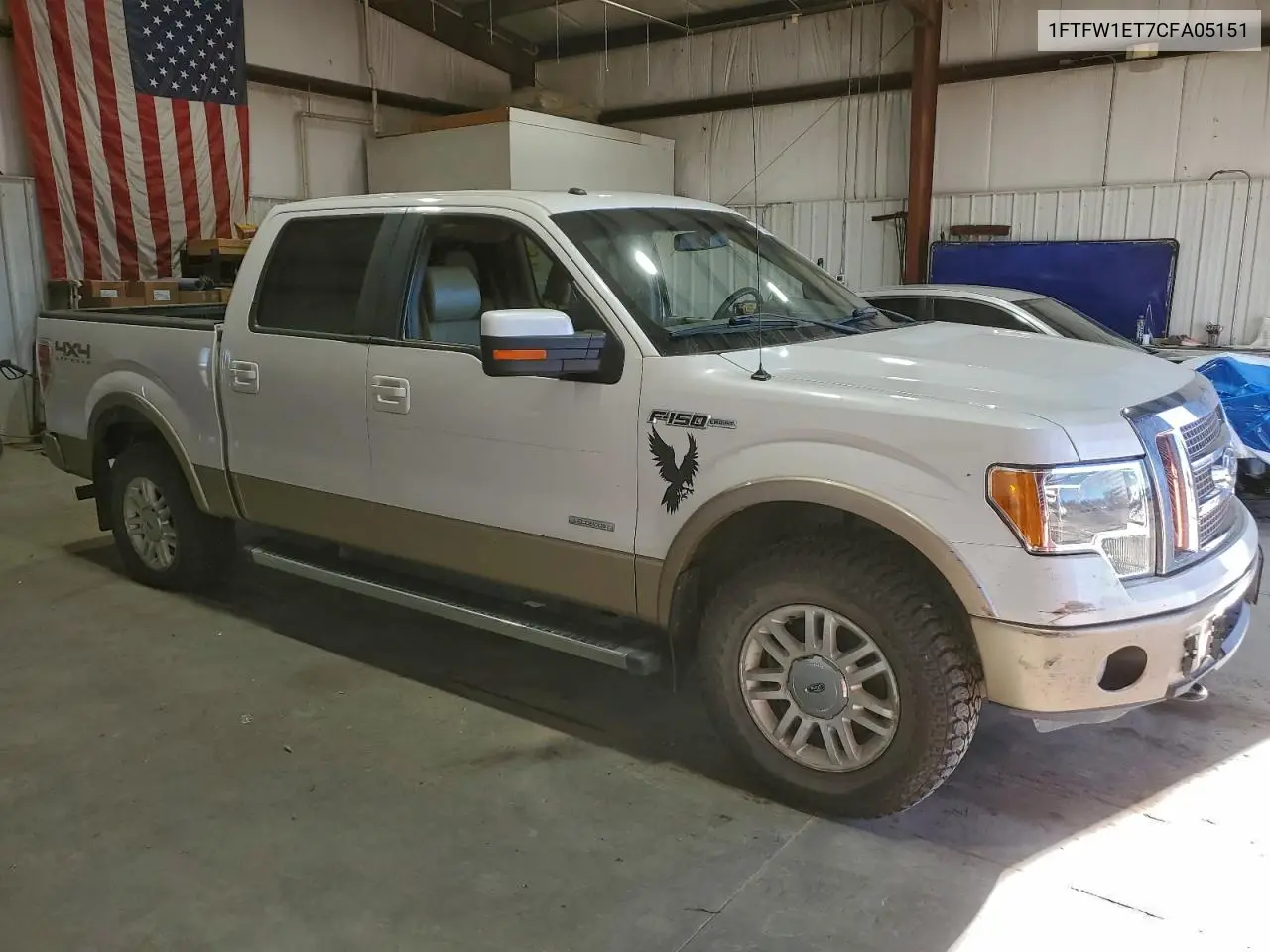 1FTFW1ET7CFA05151 2012 Ford F150 Supercrew