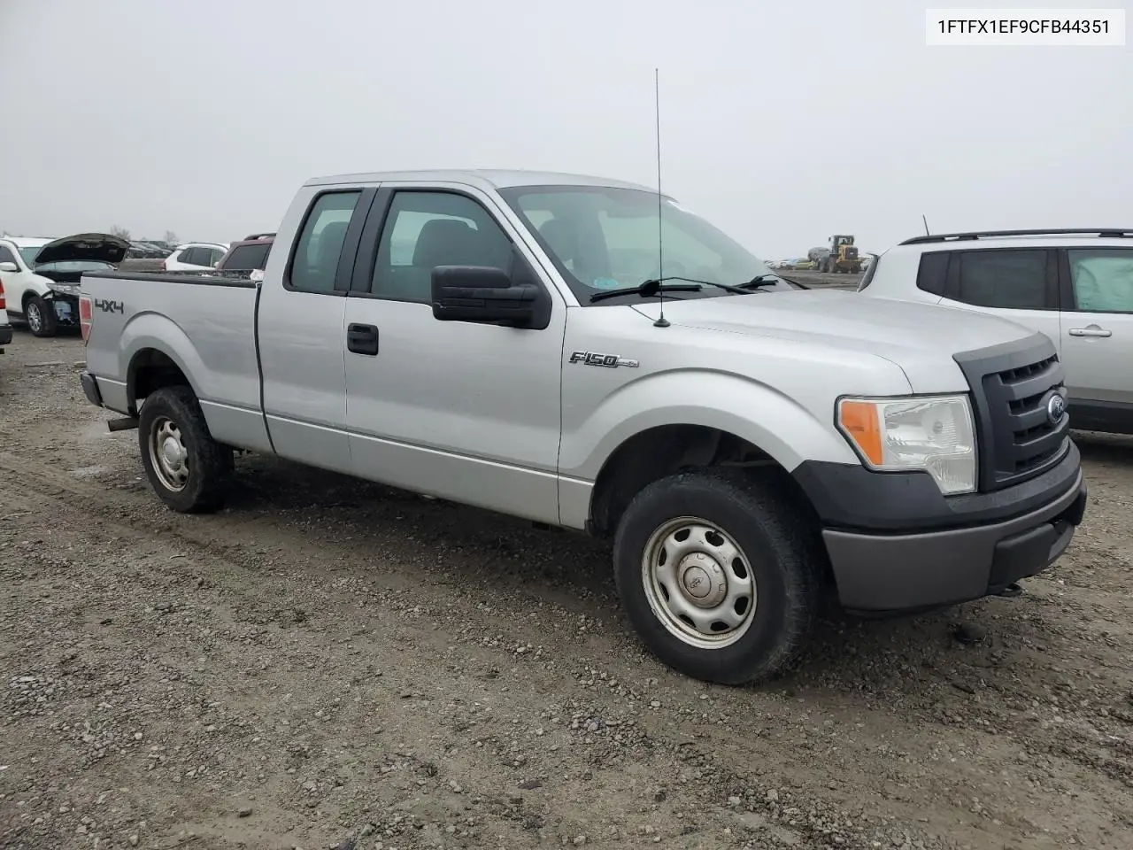 1FTFX1EF9CFB44351 2012 Ford F150 Super Cab