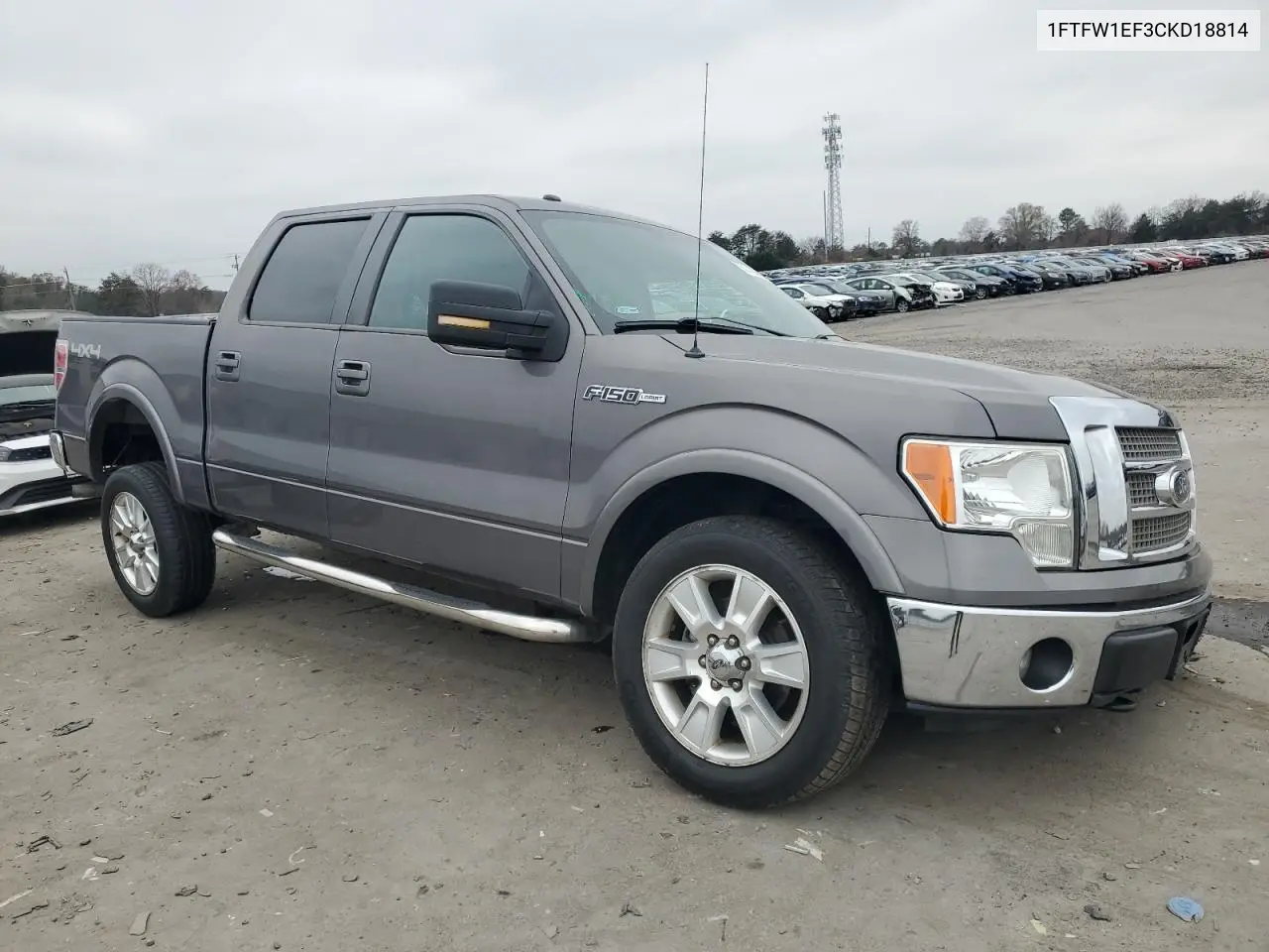 1FTFW1EF3CKD18814 2012 Ford F150 Supercrew