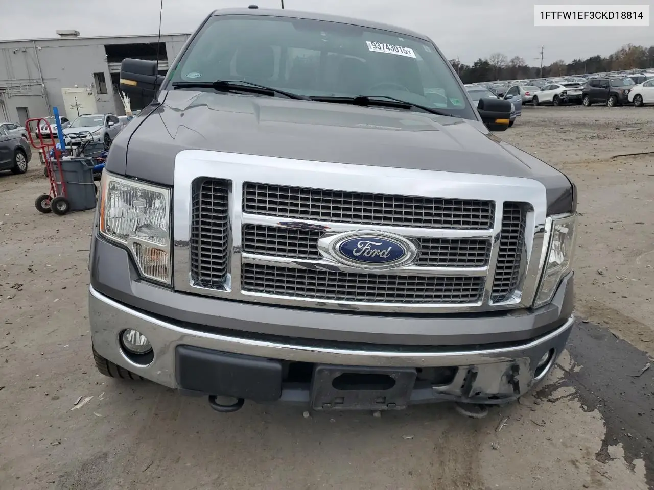 1FTFW1EF3CKD18814 2012 Ford F150 Supercrew