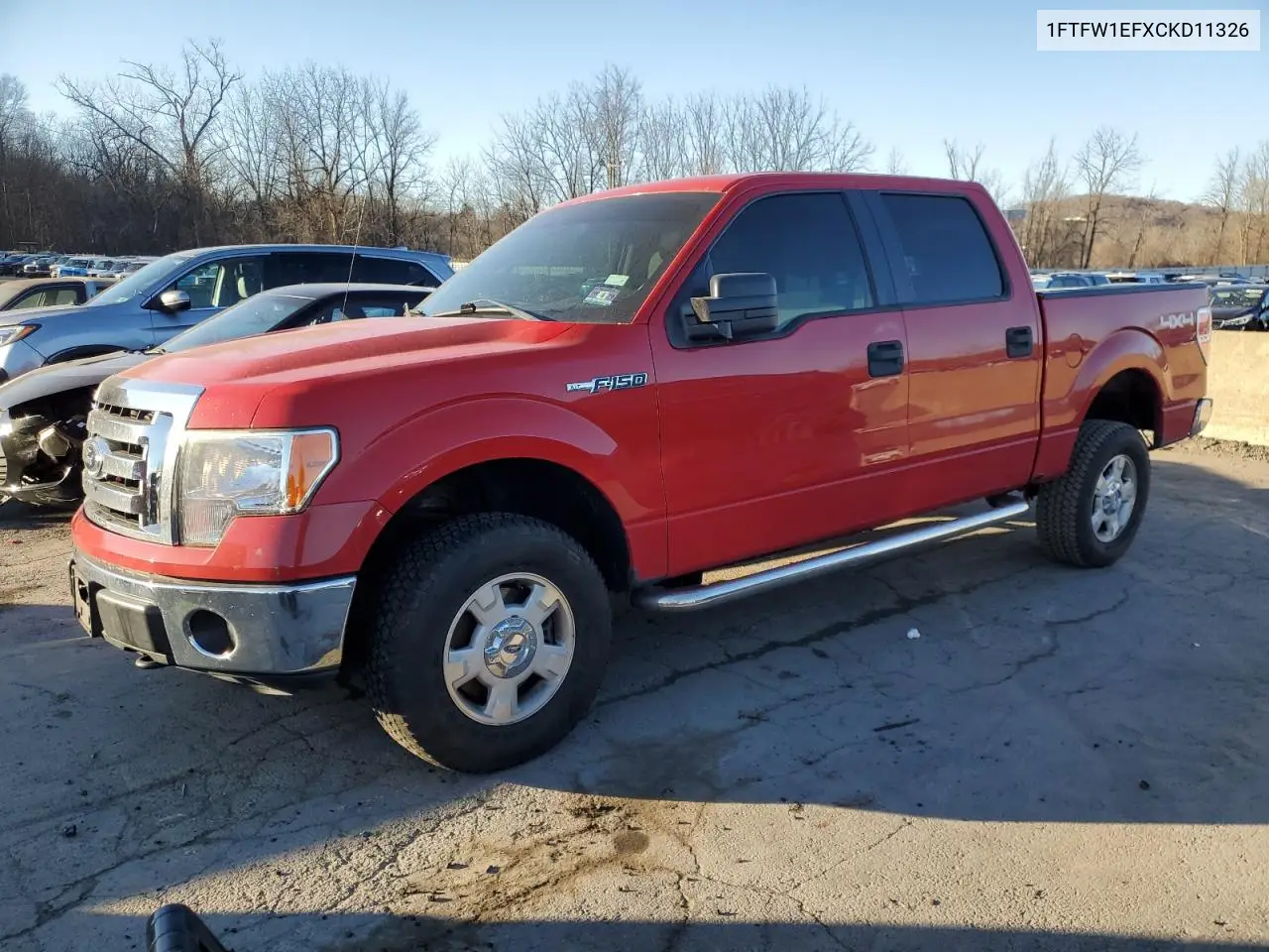 1FTFW1EFXCKD11326 2012 Ford F150 Supercrew