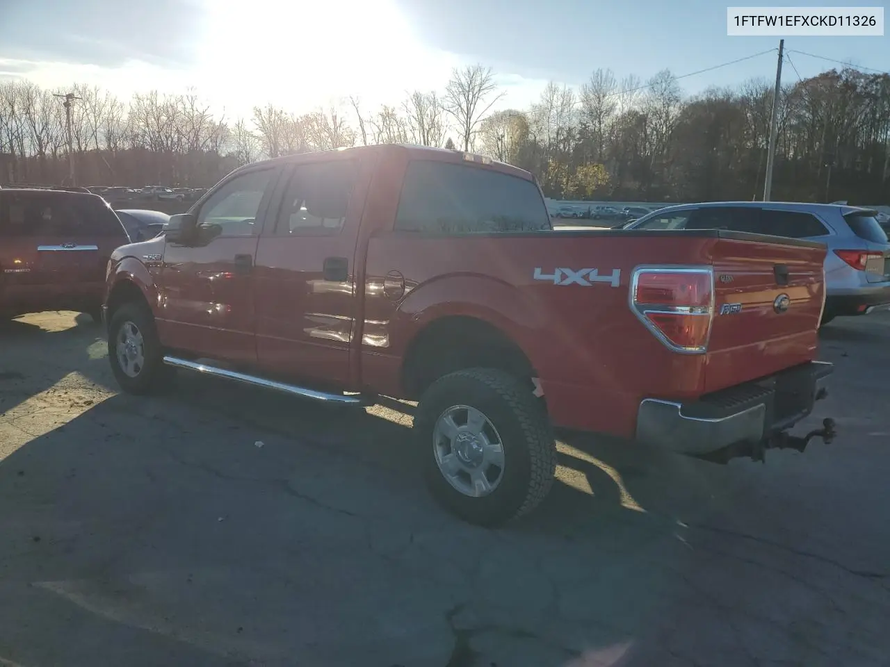 1FTFW1EFXCKD11326 2012 Ford F150 Supercrew