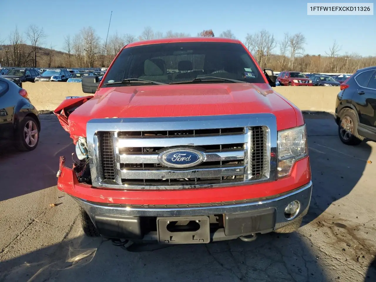1FTFW1EFXCKD11326 2012 Ford F150 Supercrew