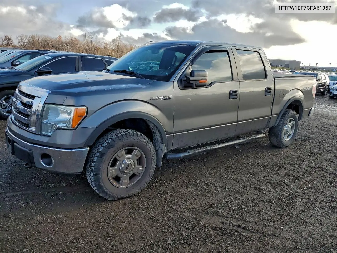 1FTFW1EF7CFA61357 2012 Ford F150 Supercrew