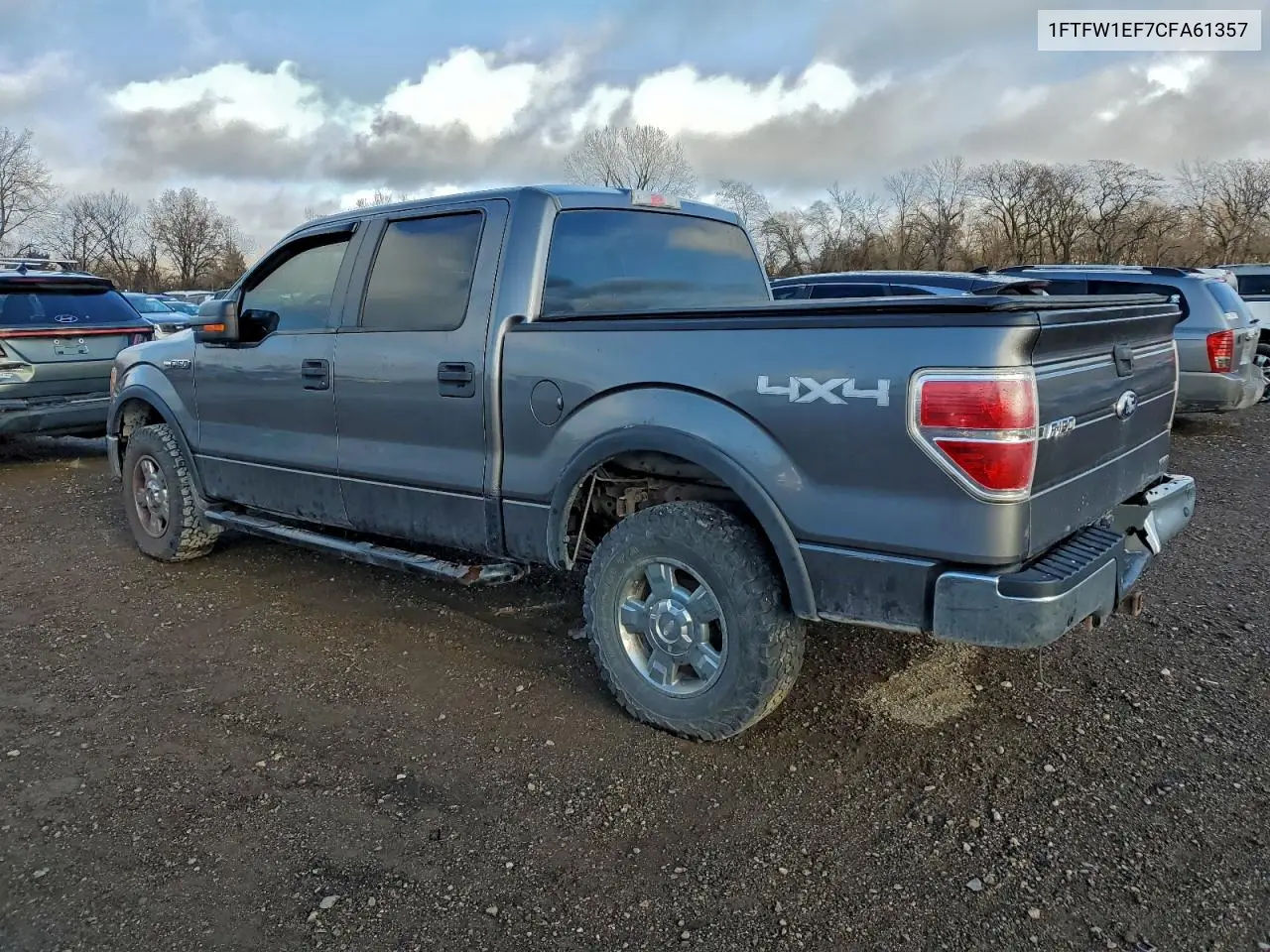 1FTFW1EF7CFA61357 2012 Ford F150 Supercrew