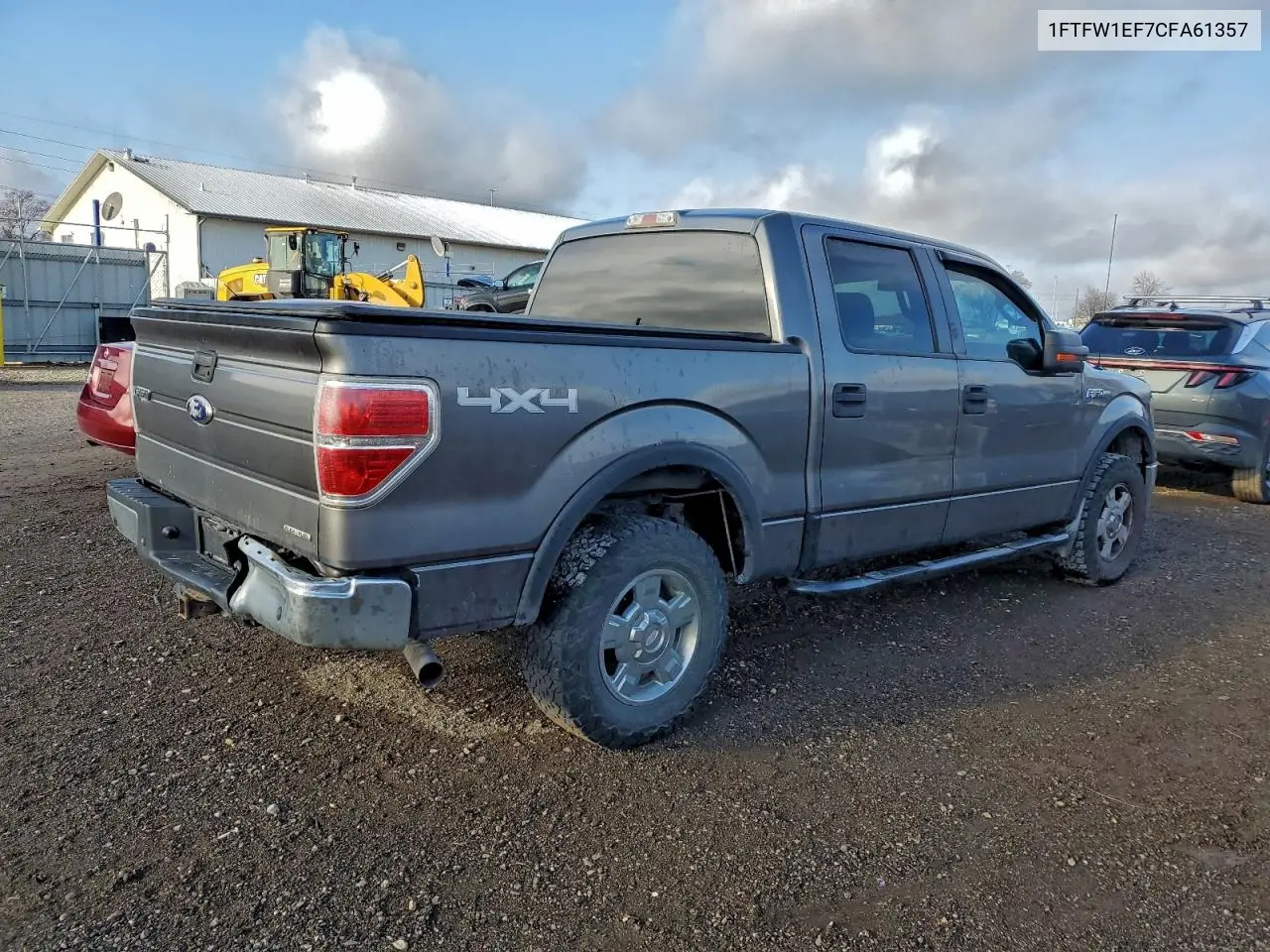 1FTFW1EF7CFA61357 2012 Ford F150 Supercrew