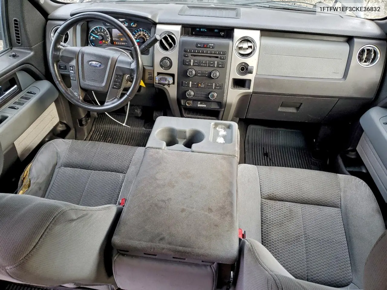 1FTFW1EF3CKE36832 2012 Ford F150 Supercrew