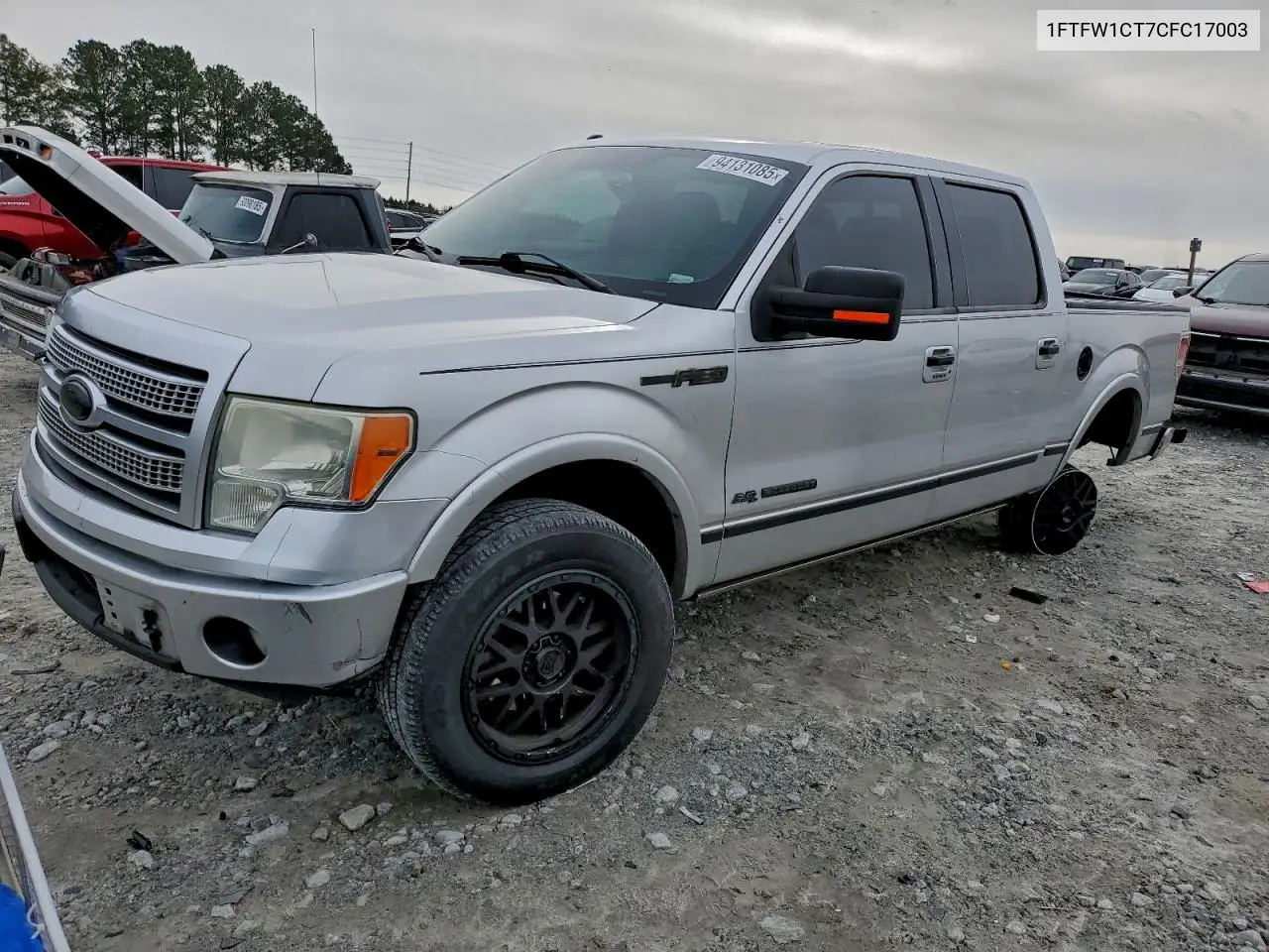1FTFW1CT7CFC17003 2012 Ford F150 Supercrew