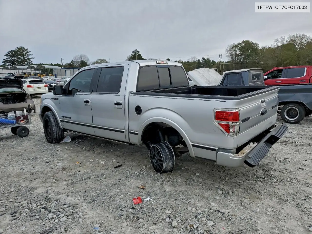 1FTFW1CT7CFC17003 2012 Ford F150 Supercrew