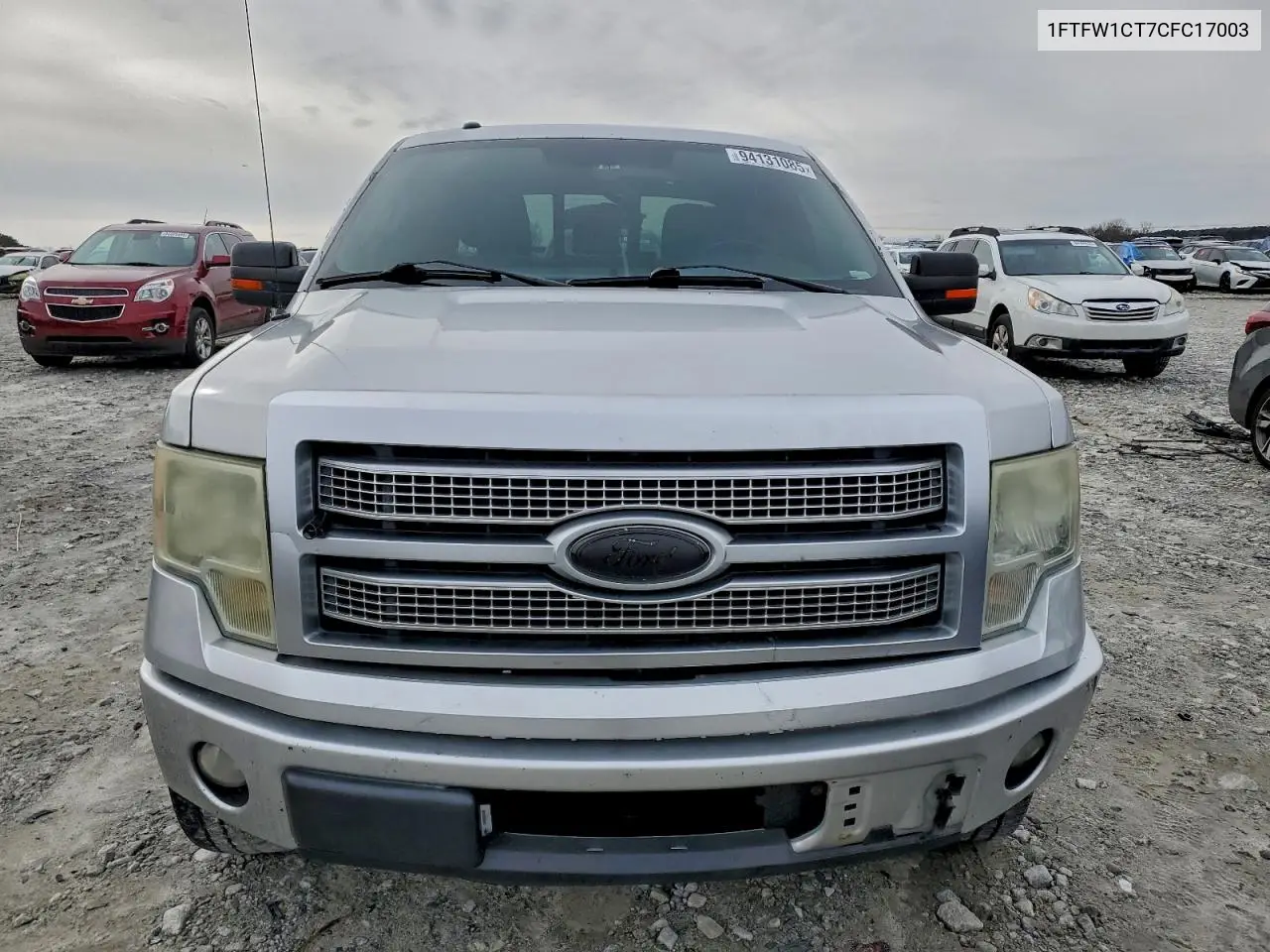 1FTFW1CT7CFC17003 2012 Ford F150 Supercrew