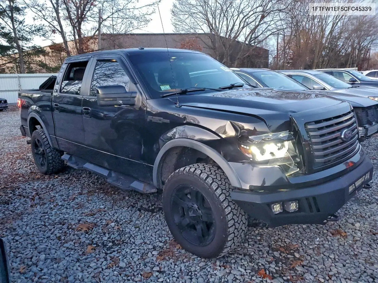 1FTFW1EF5CFC45339 2012 Ford F150 Supercrew