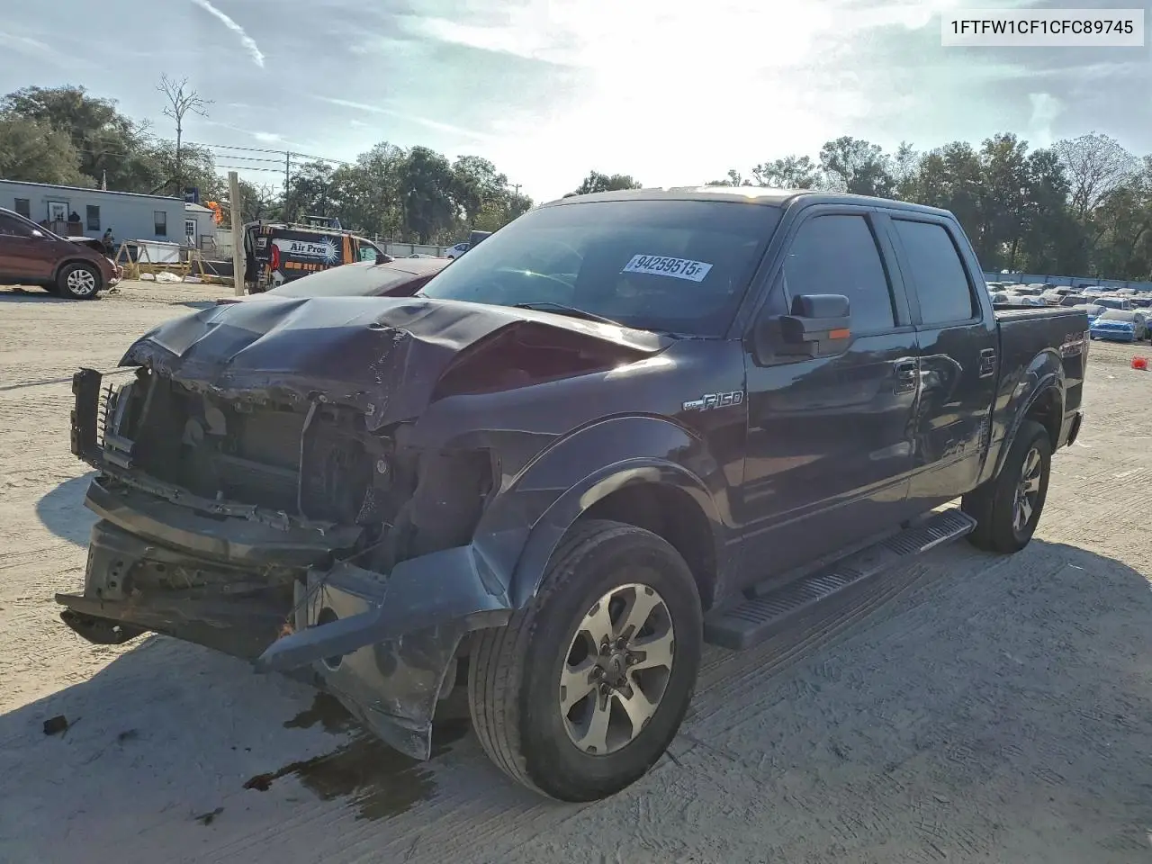 1FTFW1CF1CFC89745 2012 Ford F150 Supercrew