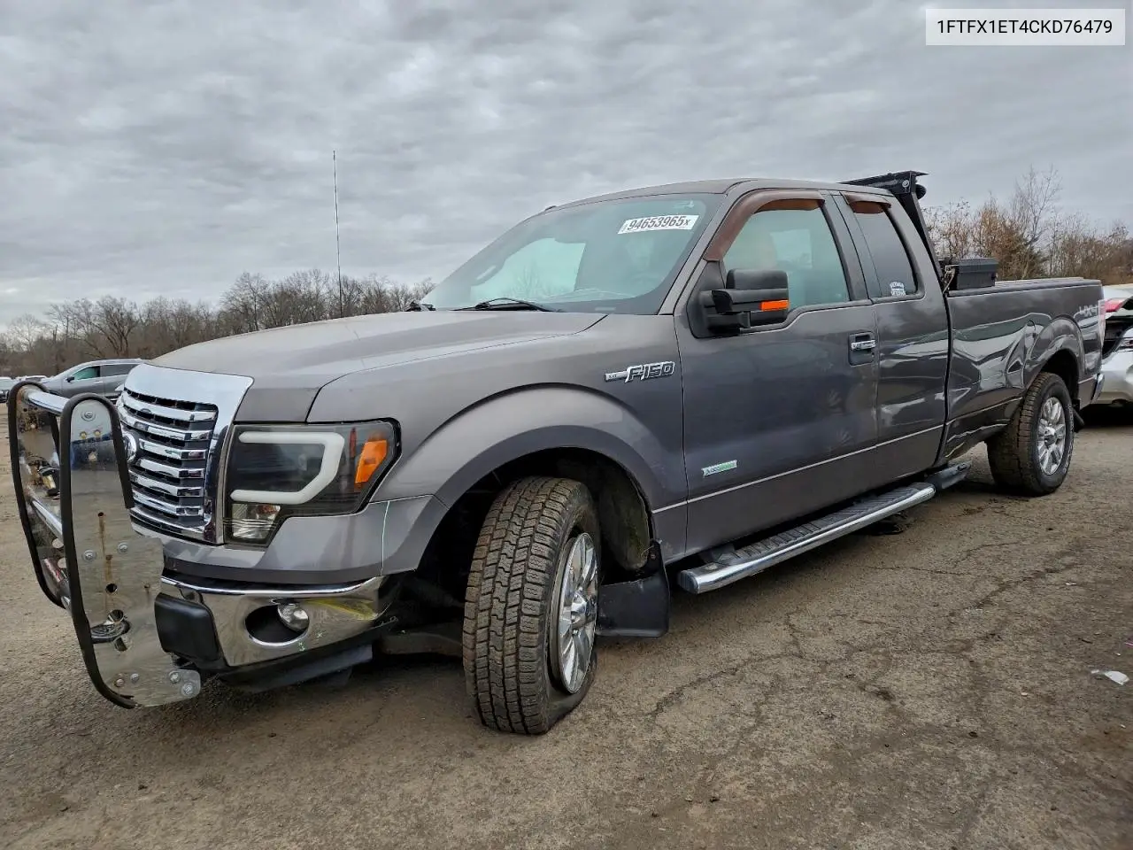 1FTFX1ET4CKD76479 2012 Ford F150 Super Cab