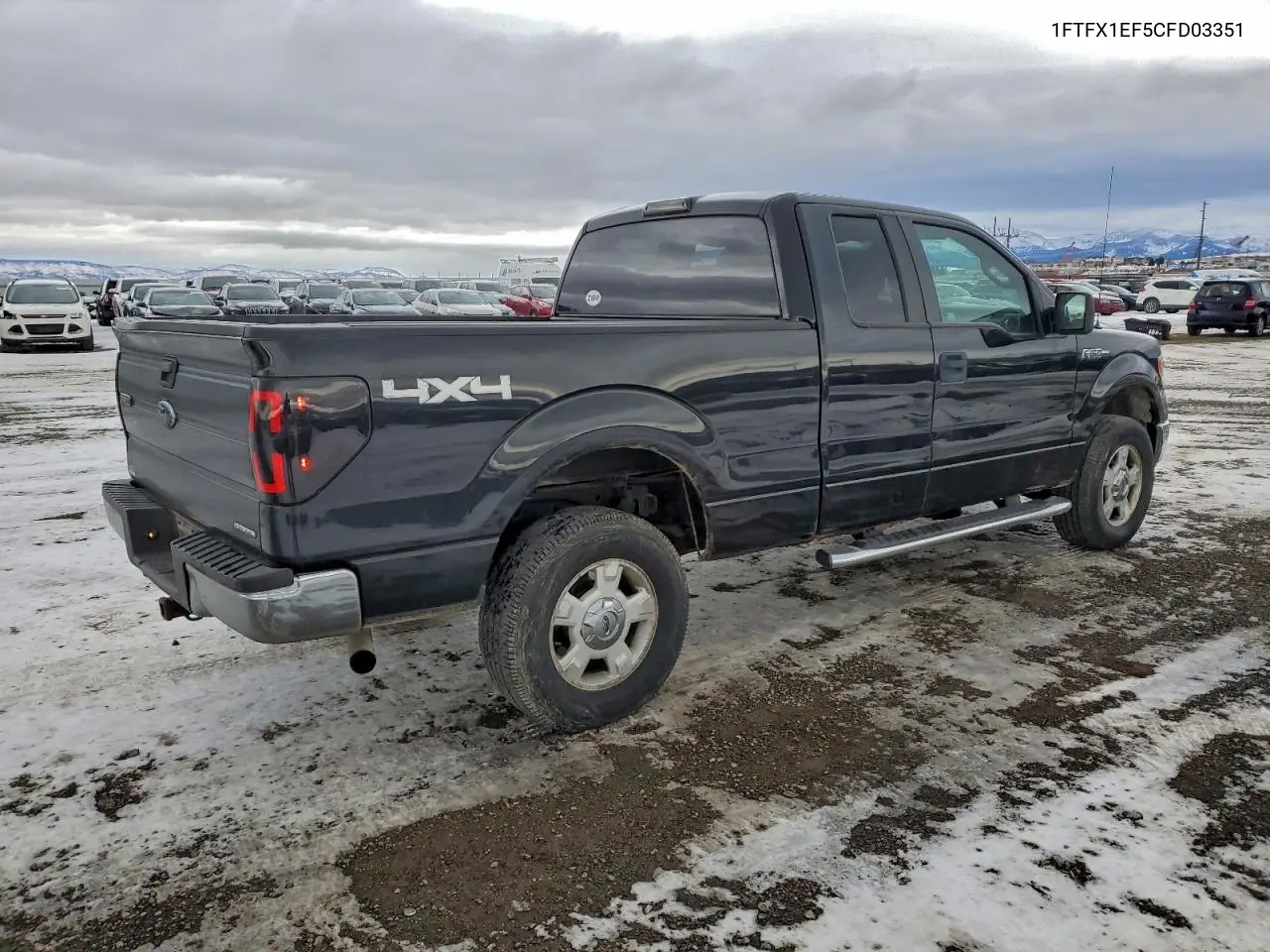 1FTFX1EF5CFD03351 2012 Ford F150 Super Cab