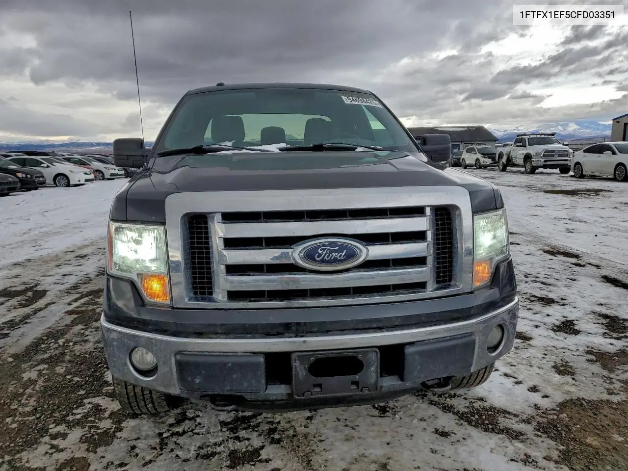 1FTFX1EF5CFD03351 2012 Ford F150 Super Cab