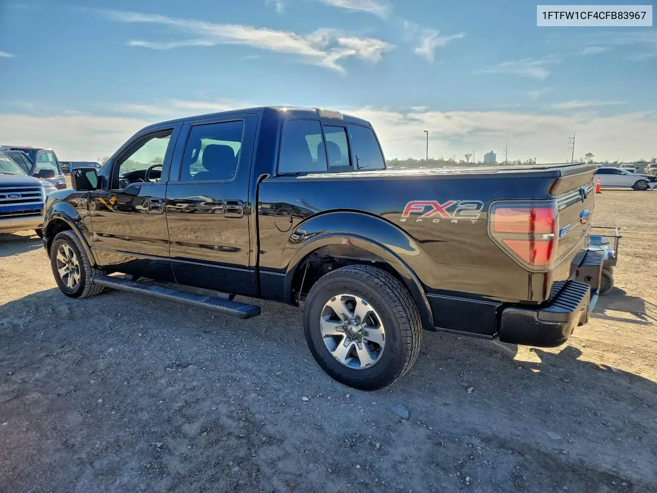 1FTFW1CF4CFB83967 2012 Ford F150 Supercrew