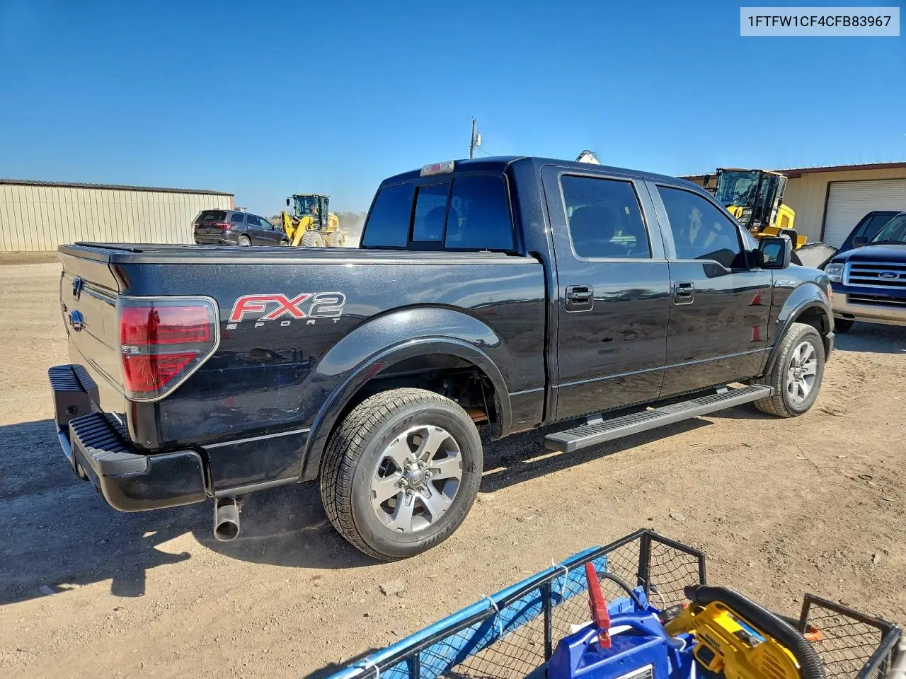 1FTFW1CF4CFB83967 2012 Ford F150 Supercrew