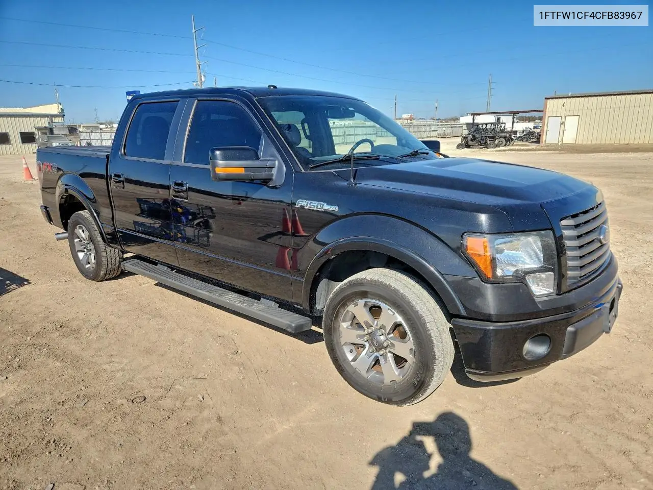 1FTFW1CF4CFB83967 2012 Ford F150 Supercrew