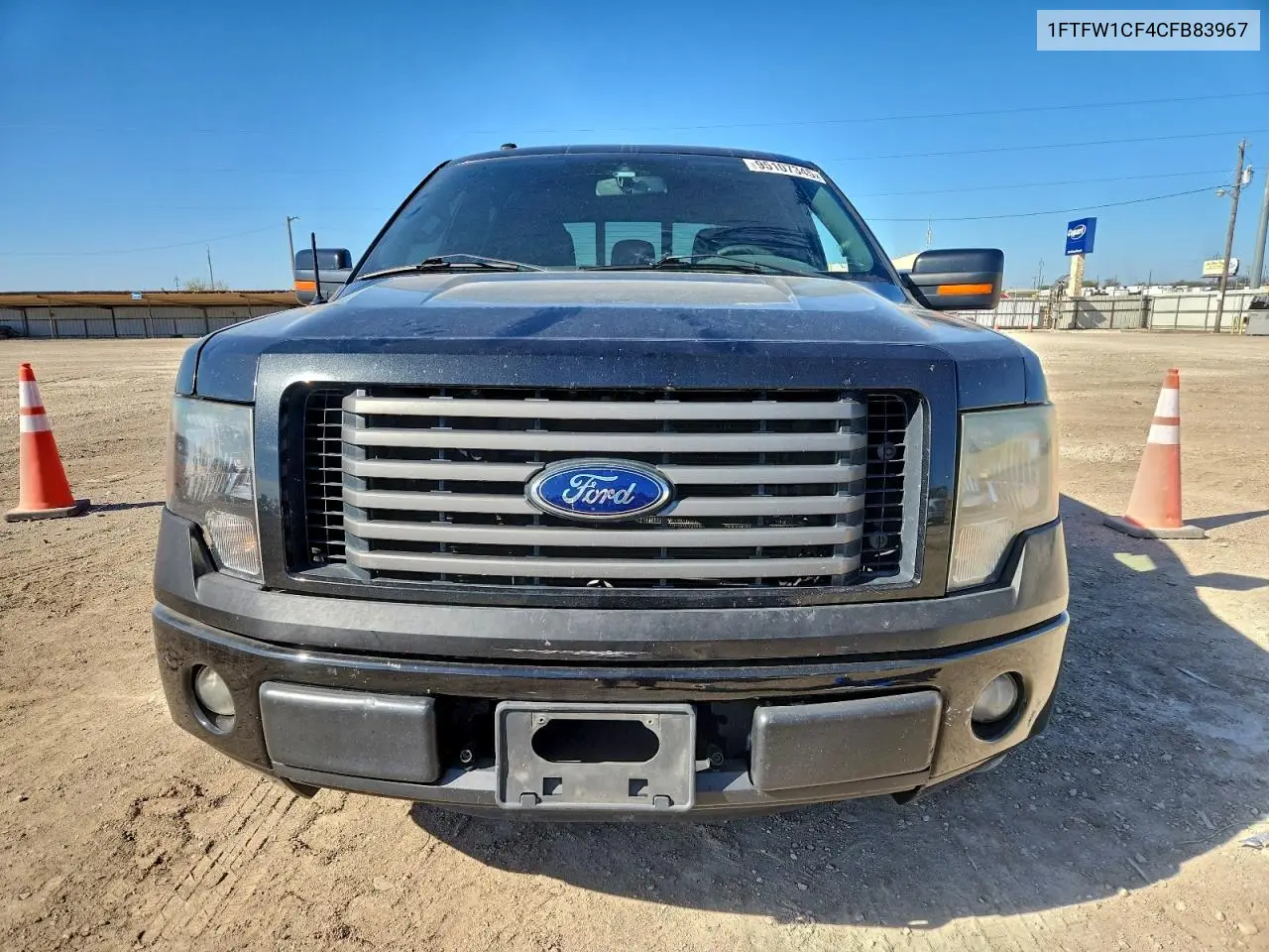 1FTFW1CF4CFB83967 2012 Ford F150 Supercrew