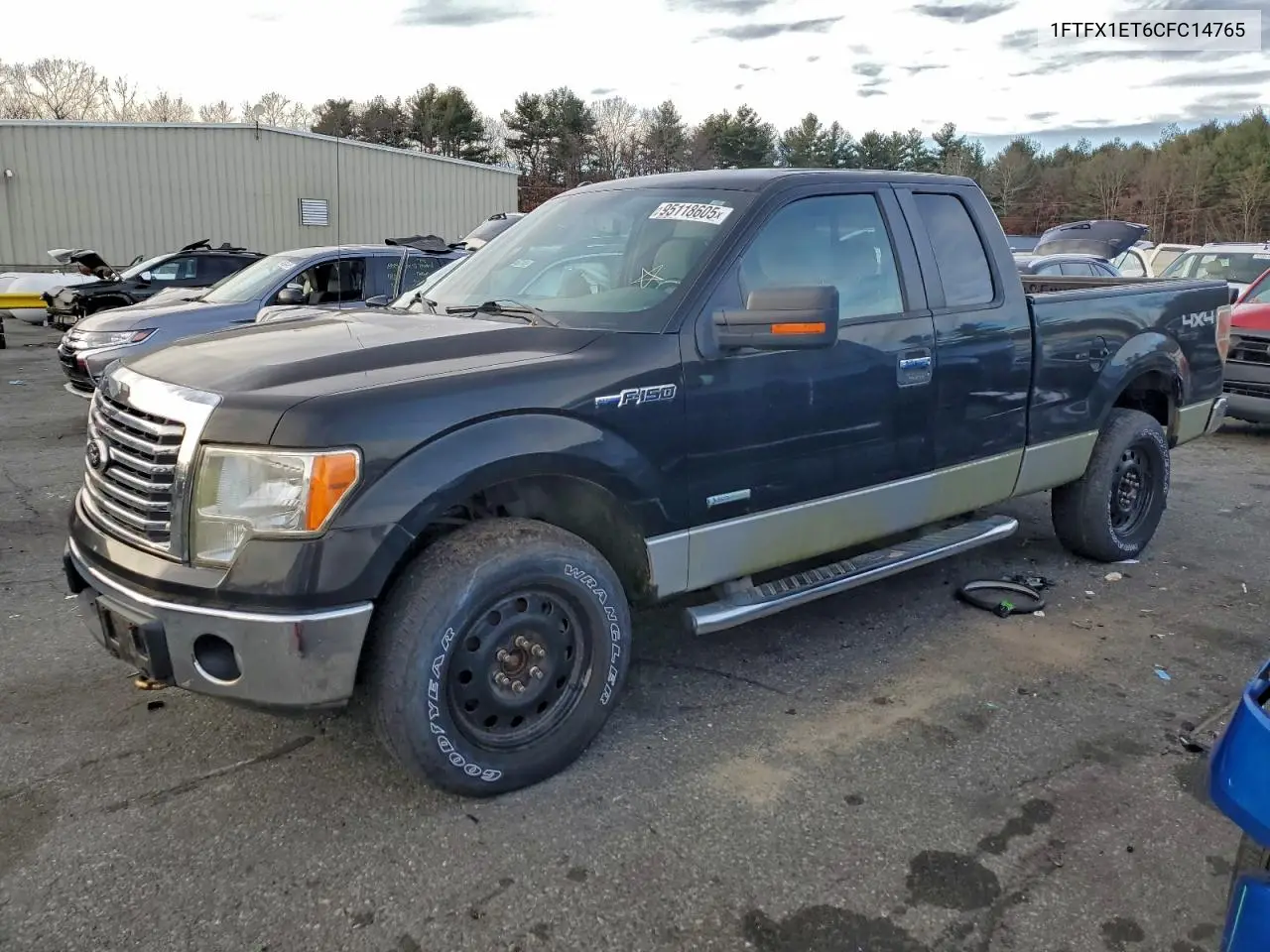 1FTFX1ET6CFC14765 2012 Ford F150 Super Cab