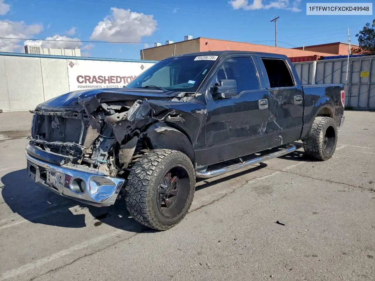 1FTFW1CFXCKD49948 2012 Ford F150 Supercrew