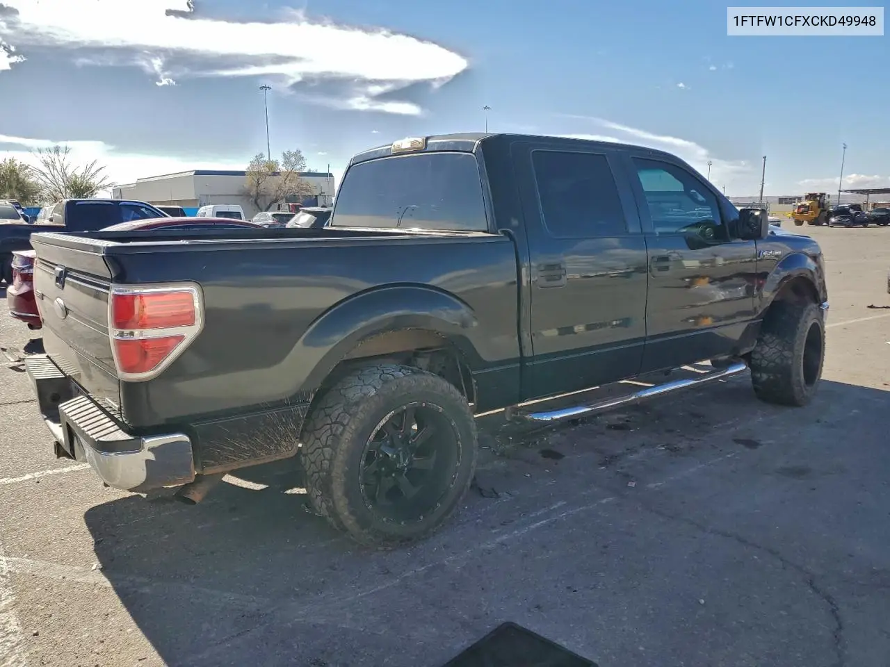 1FTFW1CFXCKD49948 2012 Ford F150 Supercrew