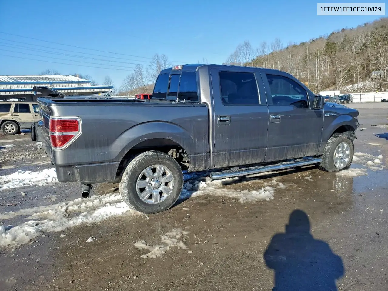 1FTFW1EF1CFC10829 2012 Ford F150 Supercrew