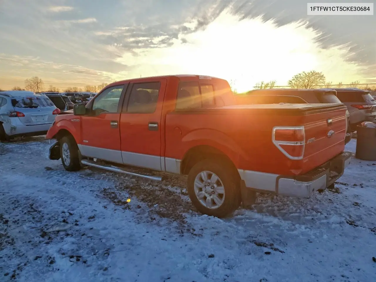 1FTFW1CT5CKE30684 2012 Ford F150 Supercrew