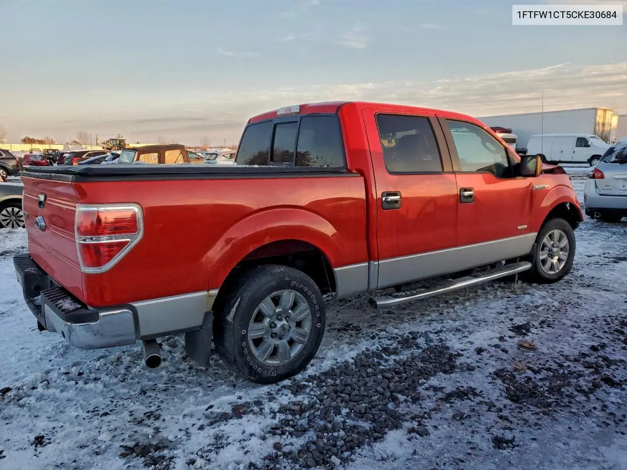 1FTFW1CT5CKE30684 2012 Ford F150 Supercrew
