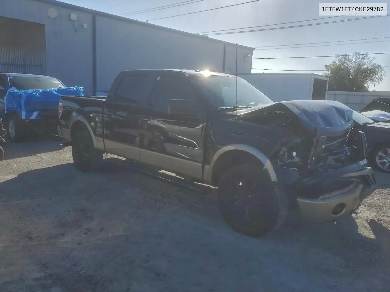 1FTFW1ET4CKE29782 2012 Ford F150 Supercrew