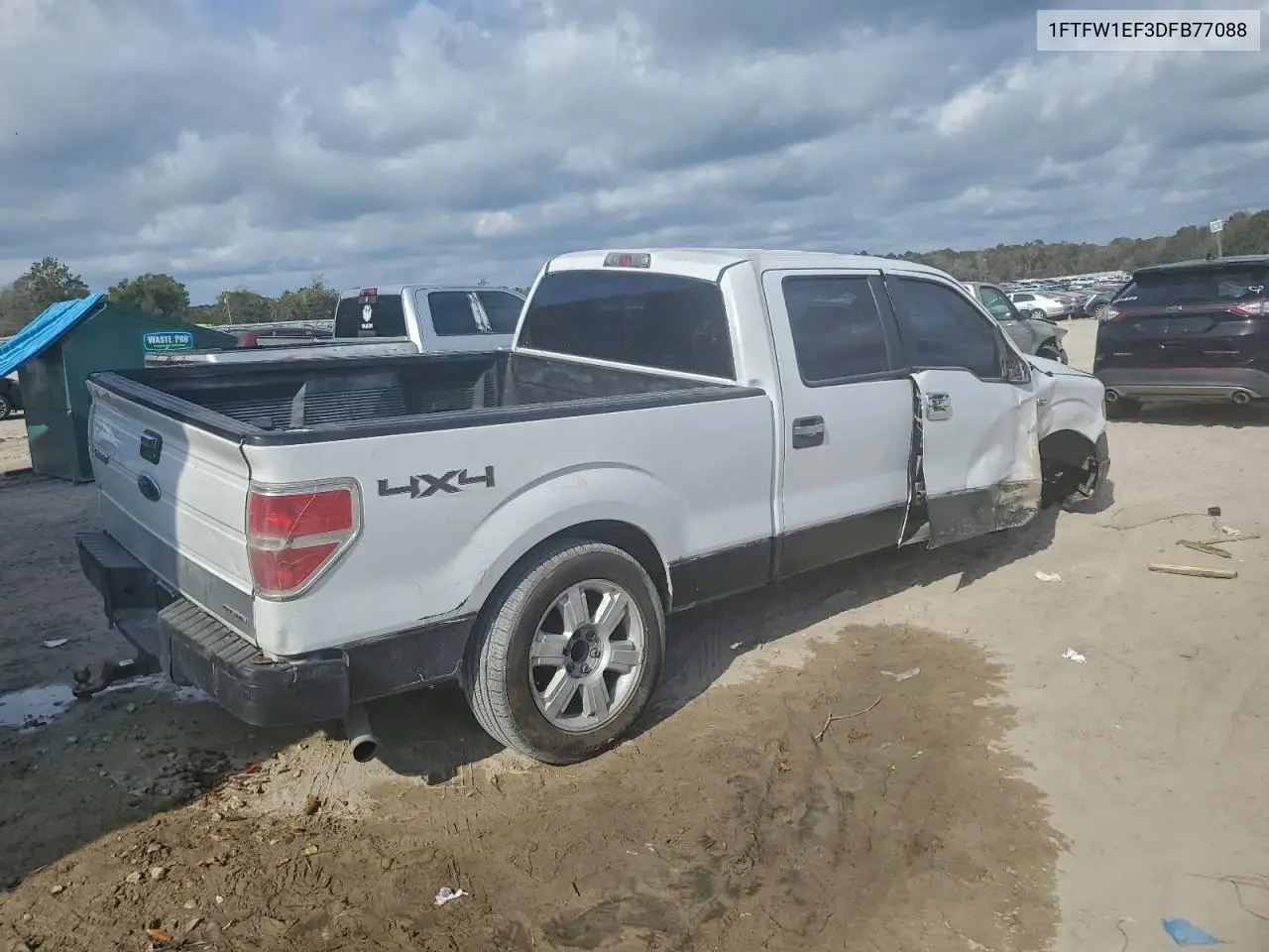 1FTFW1EF3DFB77088 2013 Ford F150 Supercrew