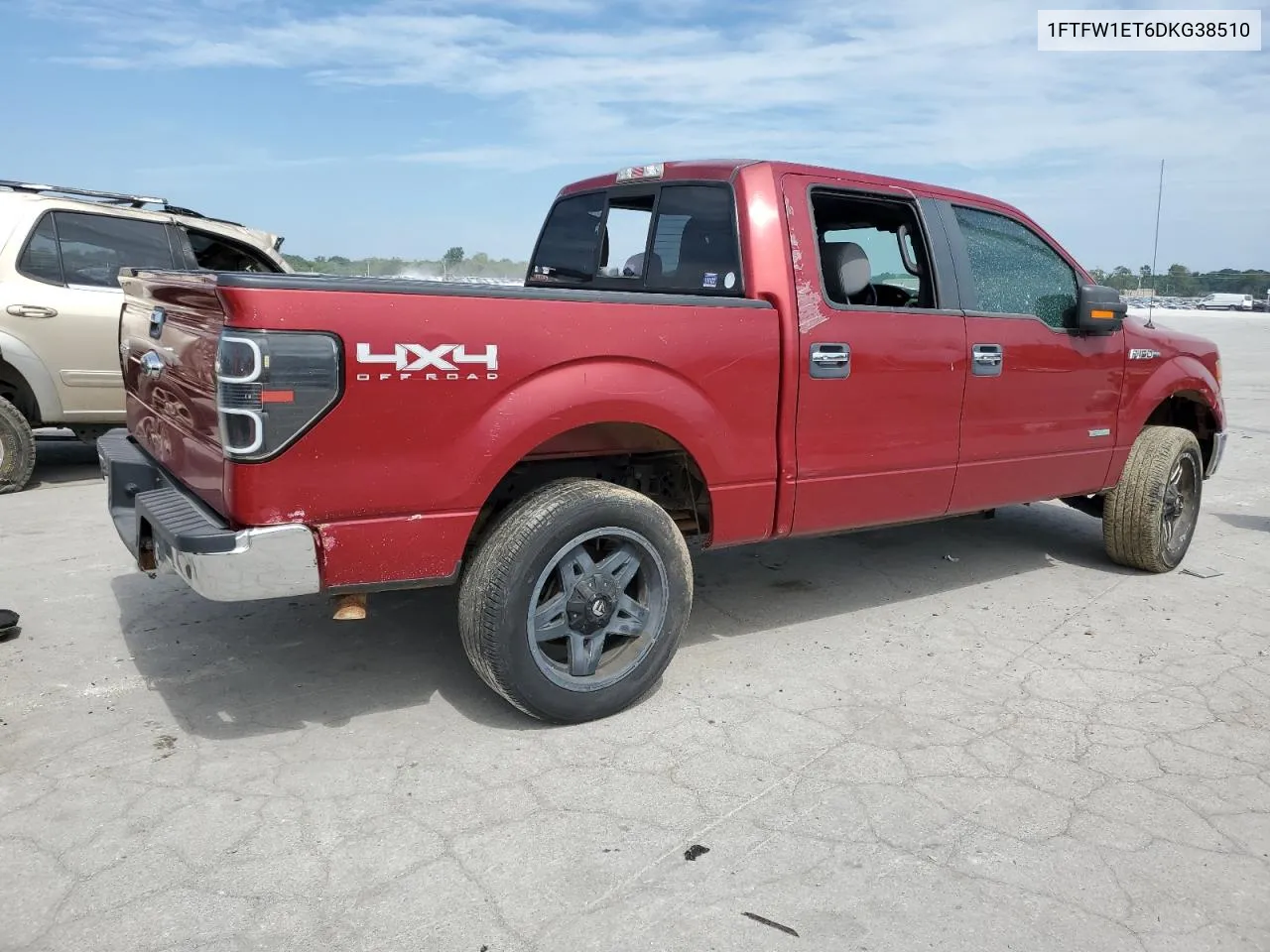 2013 Ford F150 Supercrew VIN: 1FTFW1ET6DKG38510 Lot: 61623754