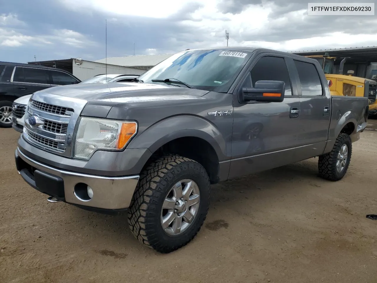 2013 Ford F150 Supercrew VIN: 1FTFW1EFXDKD69230 Lot: 66870114