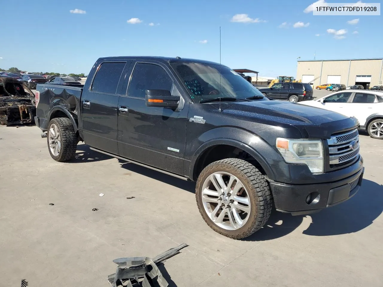 2013 Ford F150 Supercrew VIN: 1FTFW1CT7DFD19208 Lot: 71786894