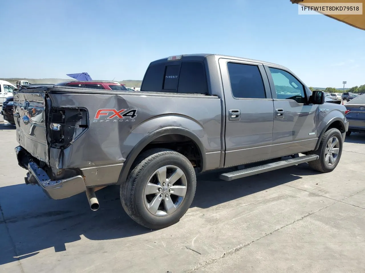 2013 Ford F150 Supercrew VIN: 1FTFW1ET8DKD79518 Lot: 72637574