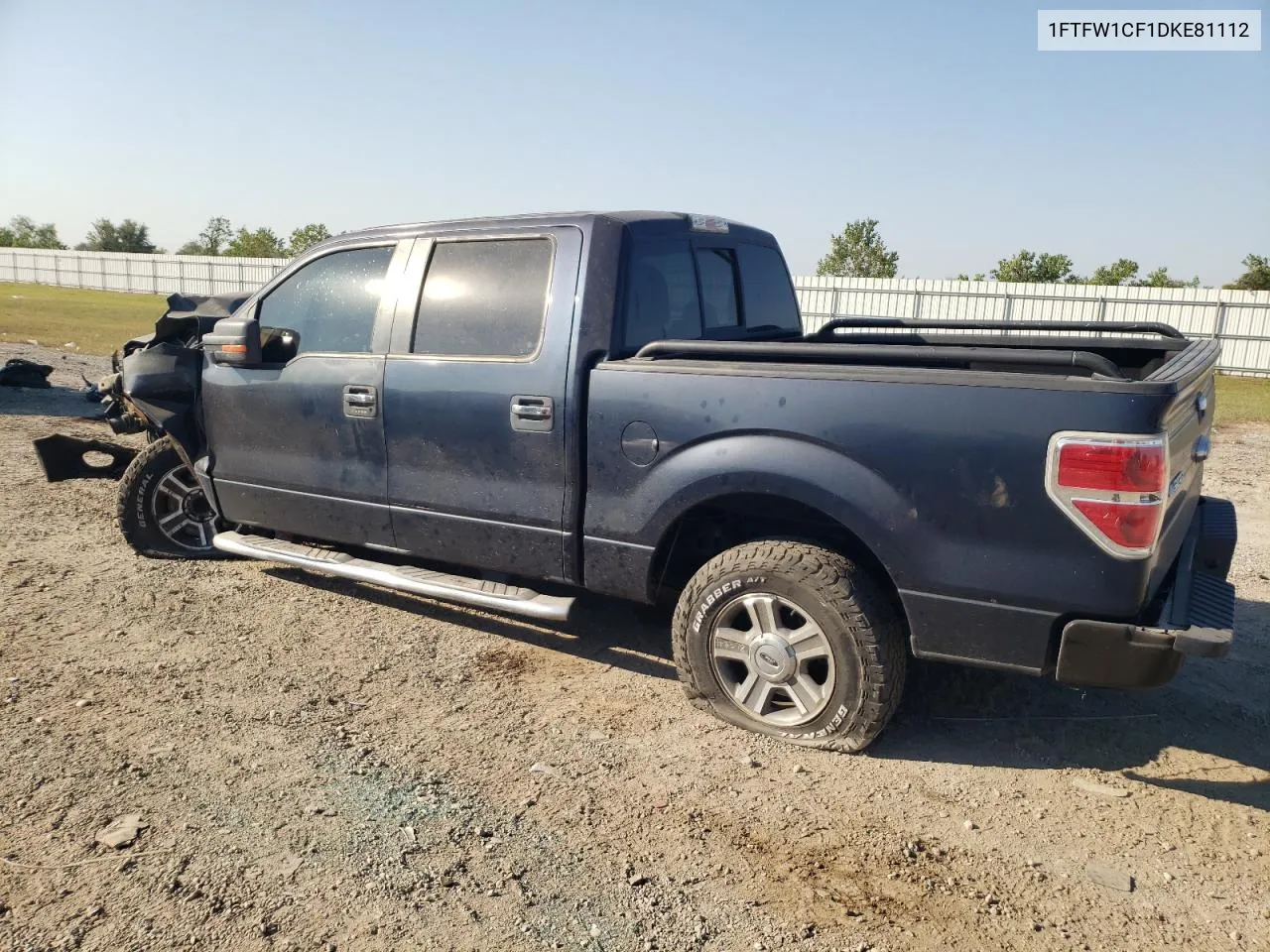 1FTFW1CF1DKE81112 2013 Ford F150 Supercrew
