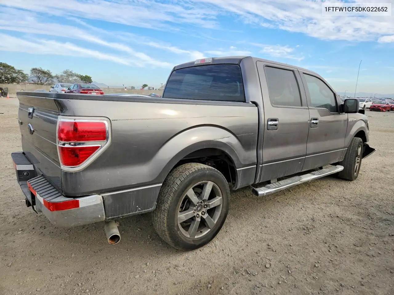1FTFW1CF5DKG22652 2013 Ford F150 Supercrew