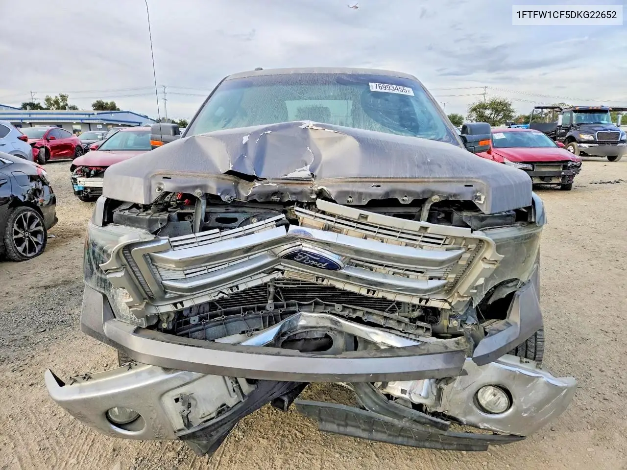 1FTFW1CF5DKG22652 2013 Ford F150 Supercrew