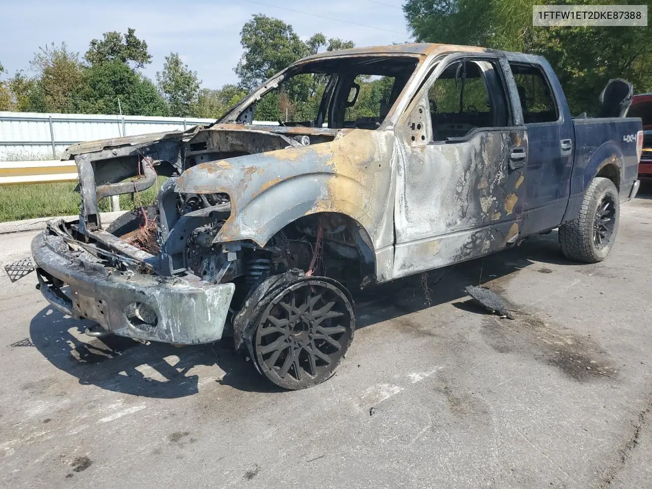 1FTFW1ET2DKE87388 2013 Ford F150 Supercrew