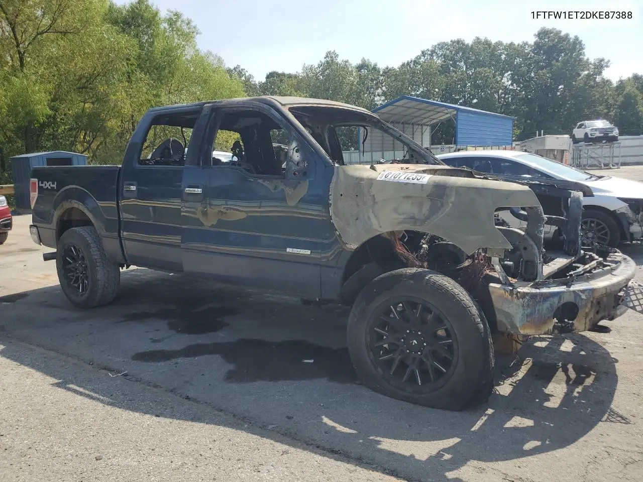 1FTFW1ET2DKE87388 2013 Ford F150 Supercrew