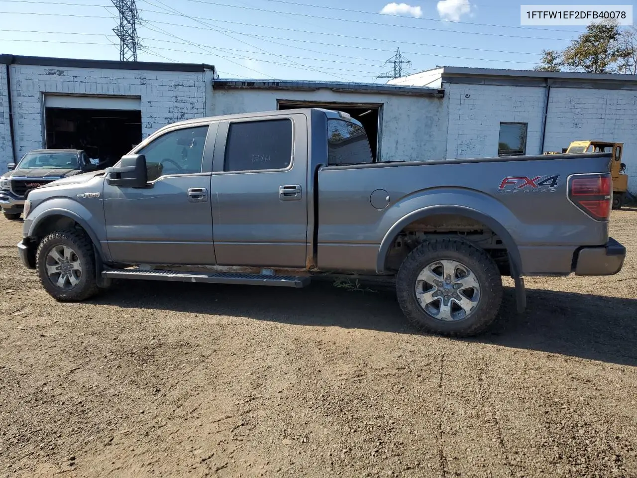 1FTFW1EF2DFB40078 2013 Ford F150 Supercrew