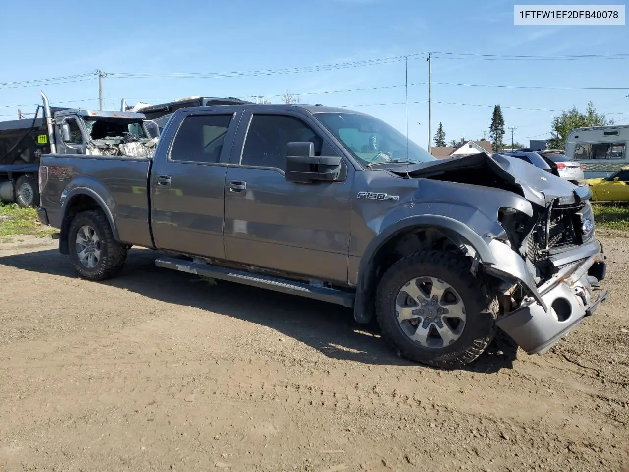 1FTFW1EF2DFB40078 2013 Ford F150 Supercrew