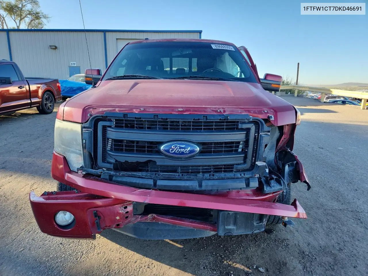 1FTFW1CT7DKD46691 2013 Ford F150 Supercrew