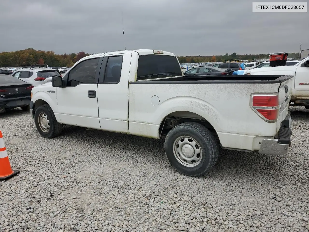 1FTEX1CM6DFC28657 2013 Ford F150 Super Cab
