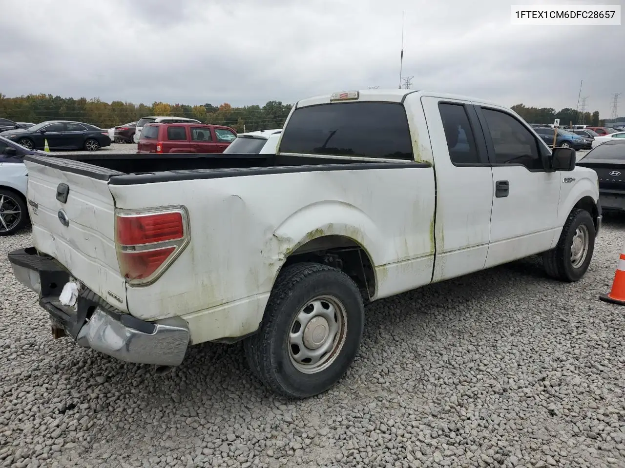 1FTEX1CM6DFC28657 2013 Ford F150 Super Cab