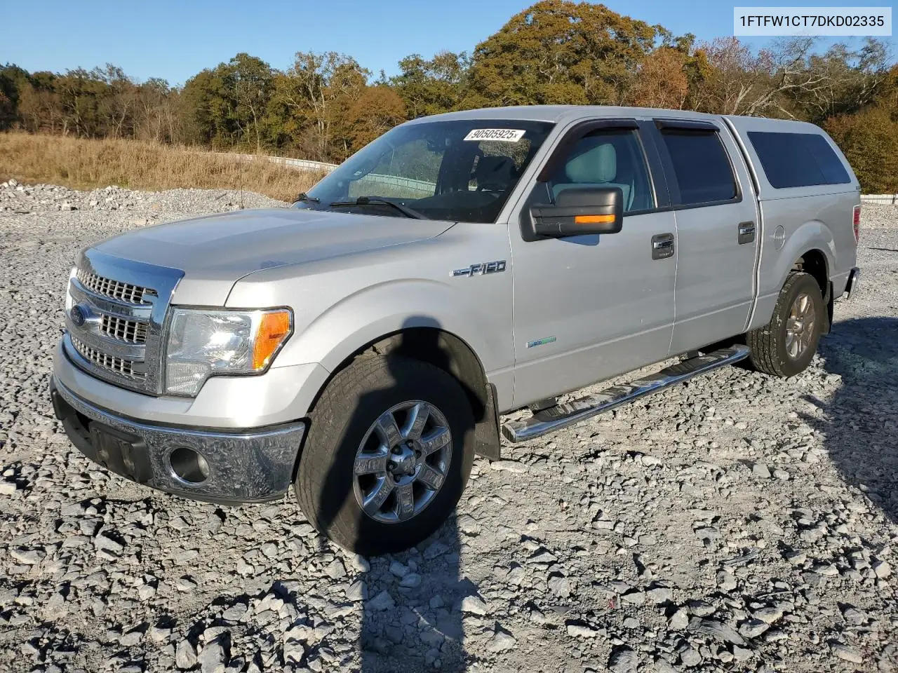 1FTFW1CT7DKD02335 2013 Ford F150 Supercrew